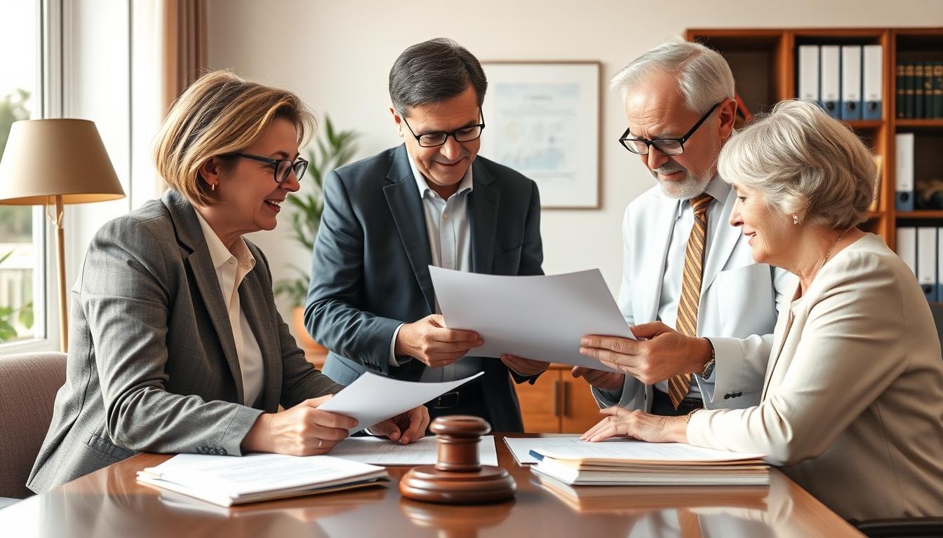 Property settlement documents and transfer review